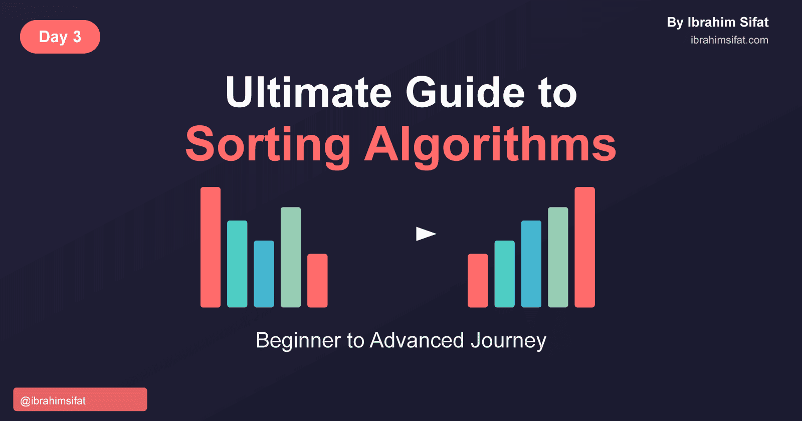 Day 3 | Ultimate Guide to Sorting Algorithms: A Beginner-to-Advanced Journey in Bangla